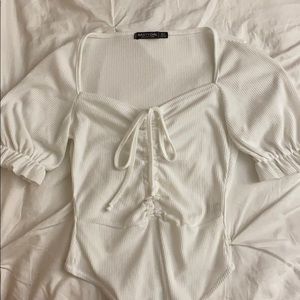 Nastygal puff sleeve bodysuit